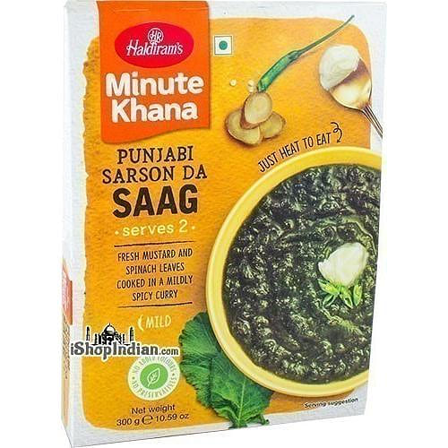 Haldiram’s Sarson Ka Saag – Minute Khana (Ready-to-Eat), 10.5 oz box 10.5 oz