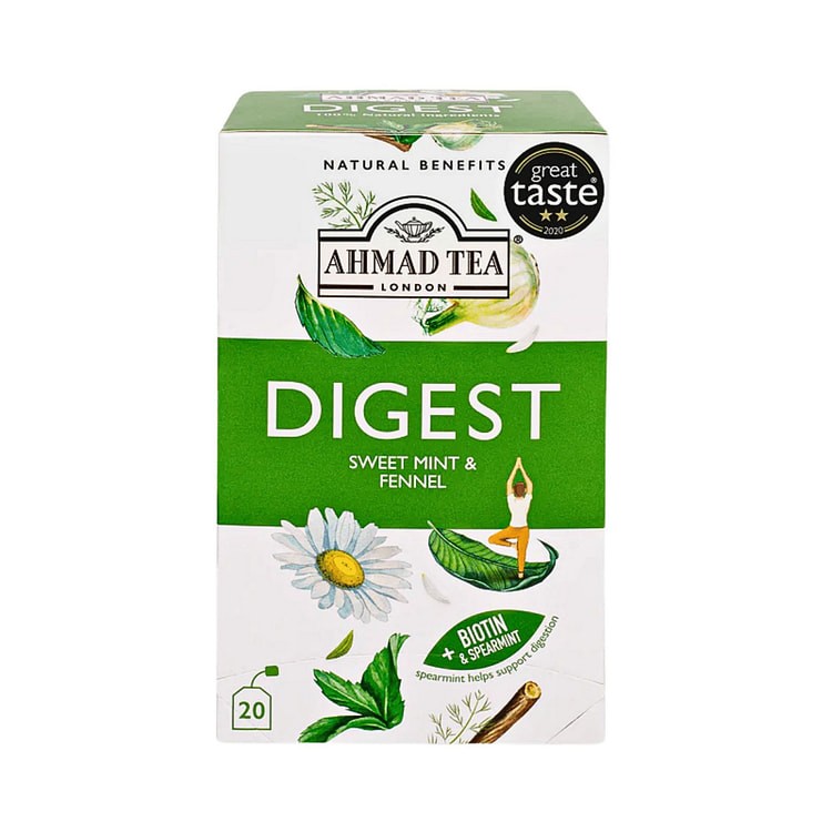 AHMAD TEA -'Digest'Infusion-Herbal Tea (20TeaBags)
