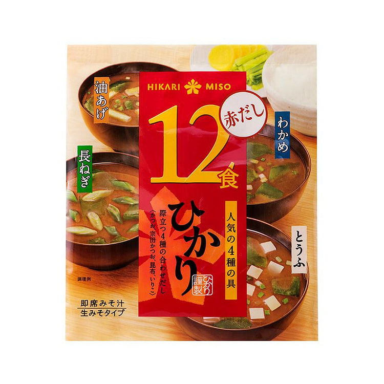 Instant Miso Soup (Red Miso) 12 Servings 1 pack