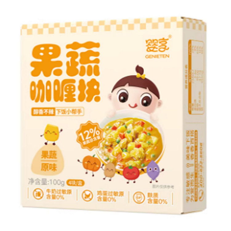 婴享果蔬咖喱块 100 克