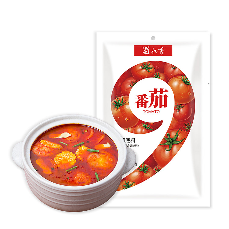 蜀九香 火锅不辣汤锅阳光番茄火锅酸甜200g*1袋
