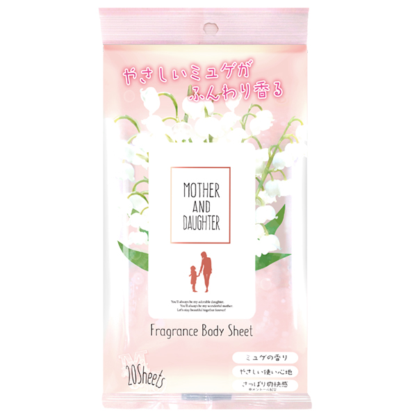 Mother&Daughter Fragrance Body Sheets, Muguet 1 pack