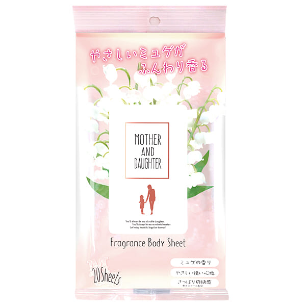 Mother&Daughter Fragrance Body Sheets, Muguet 1 pack