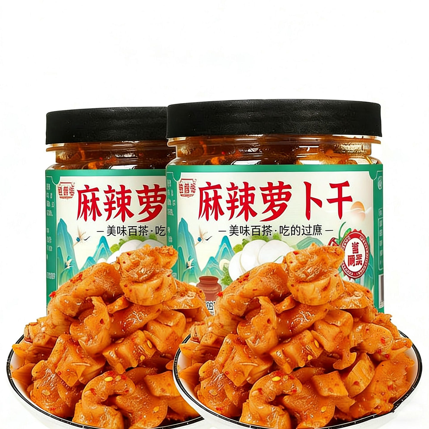 Spicy dried radish, ready-to-eat side dish, crispy 230 g