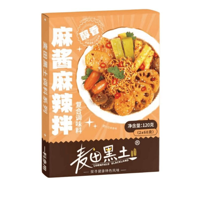 120g*1 box of spicy seasoning with sesame sauce. 120 g