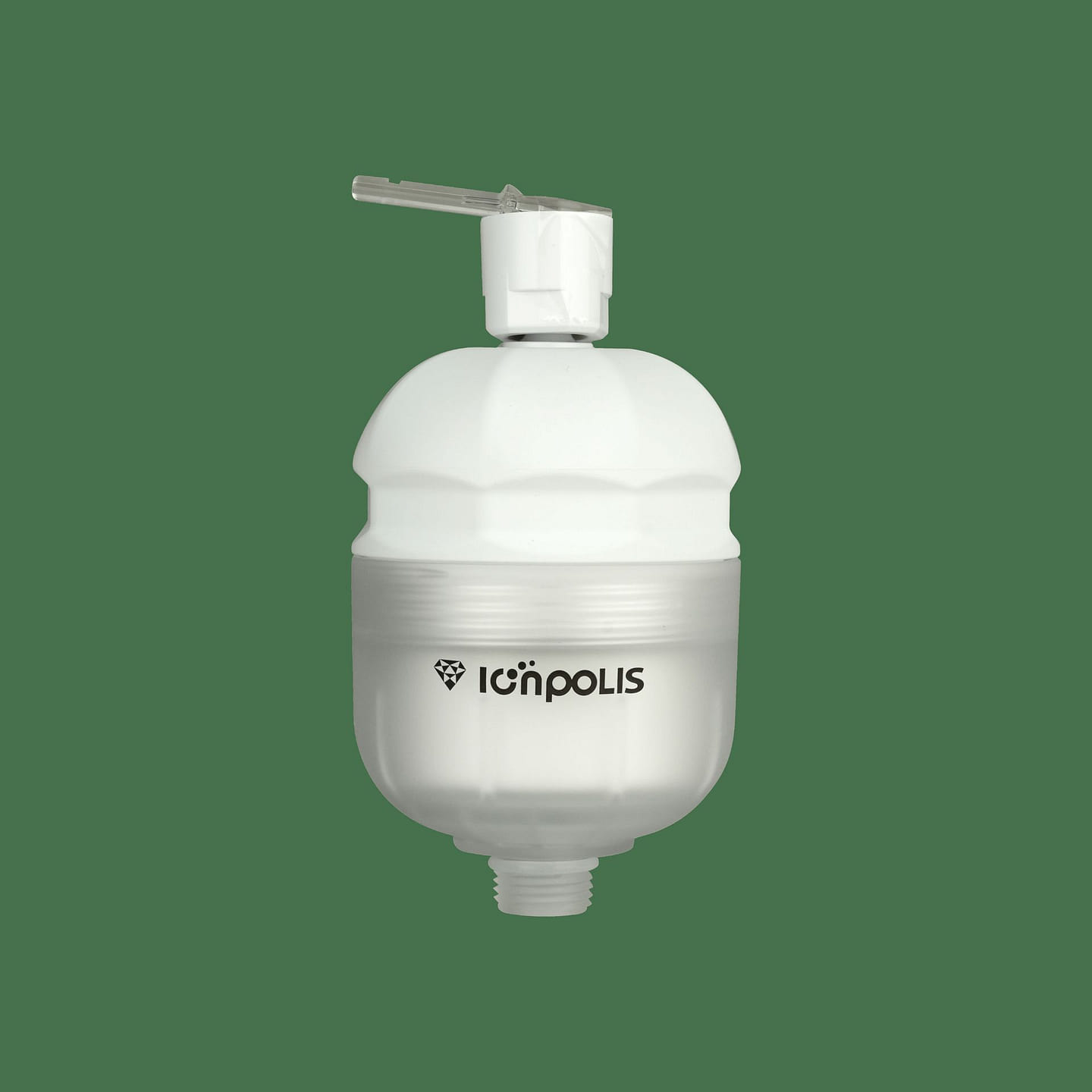 Shower sediment filter exterior -white 1 pack
