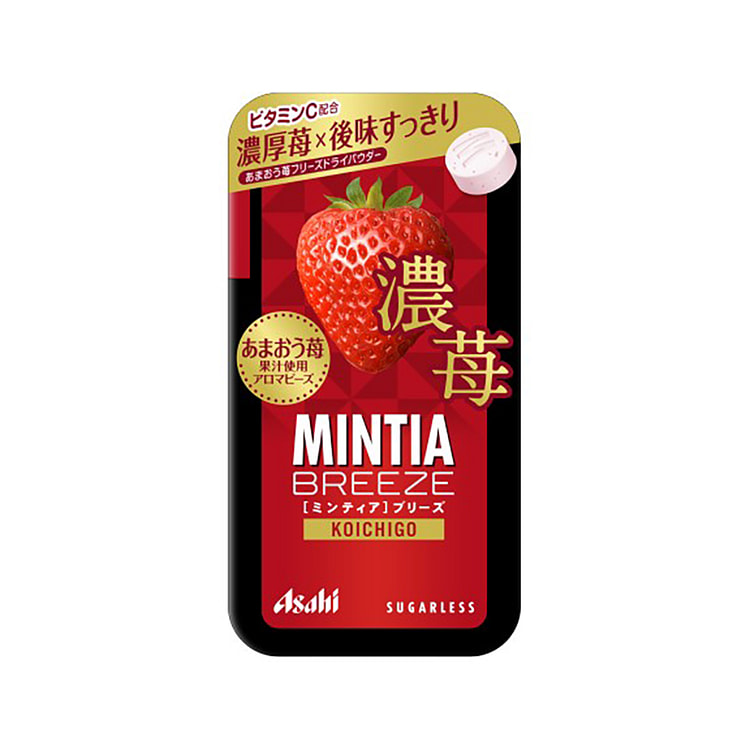Asahi Mintia Breeze Strawberry Mint Tablets