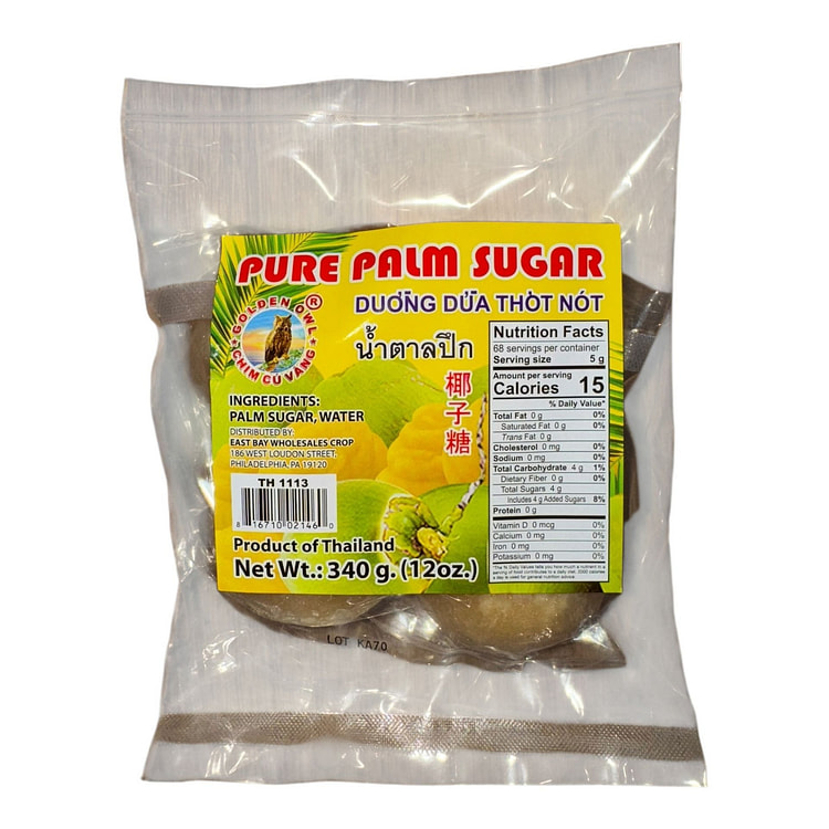 Pure Palm Sugar 100% - Duong Dua Thot Not