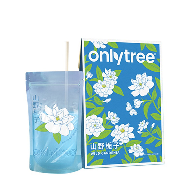 Onlytree山野栀子奶茶0添加蔗糖冲泡饮料7袋