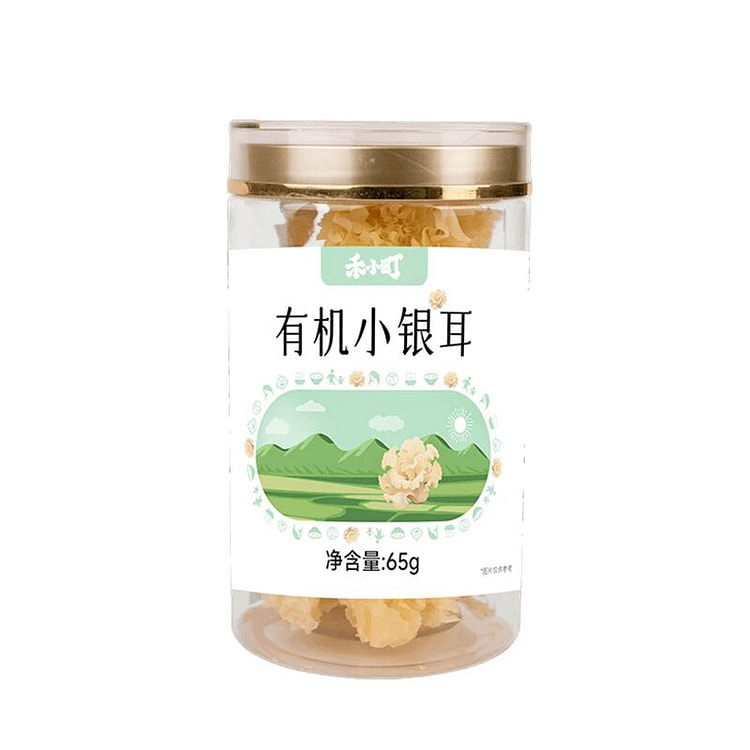 Hexiao Town organic small white fungus 65g 65 g