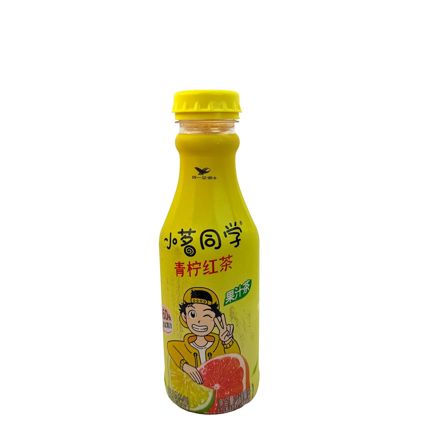 Uni-President Xiao Ming You Lime Black Tea 480 ml