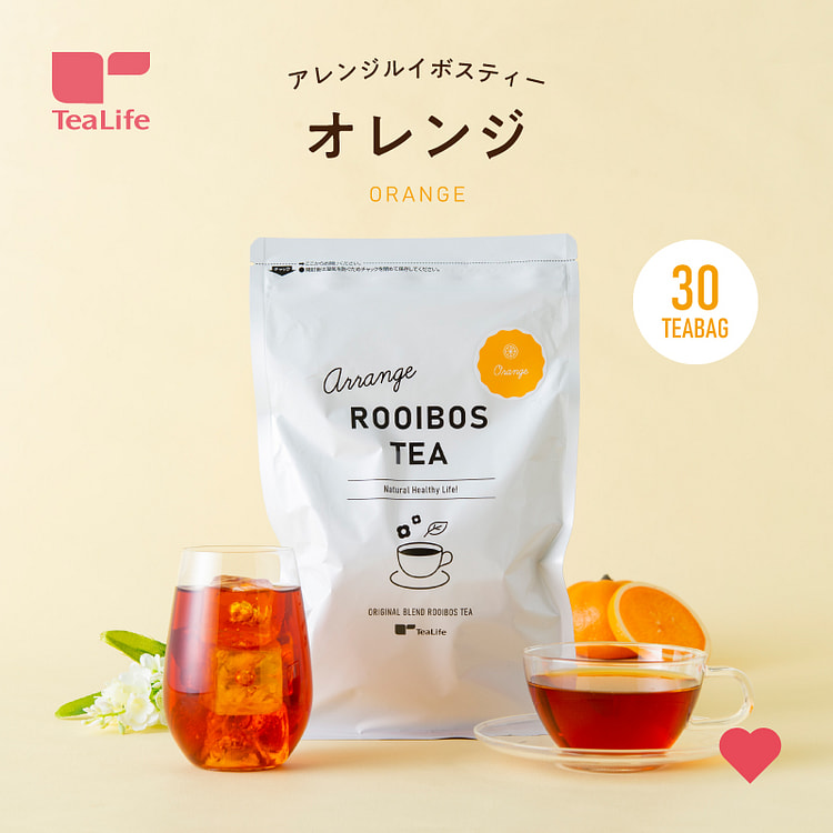 Tea Life Rooibos Tea Orange 30 Bags 1 pack