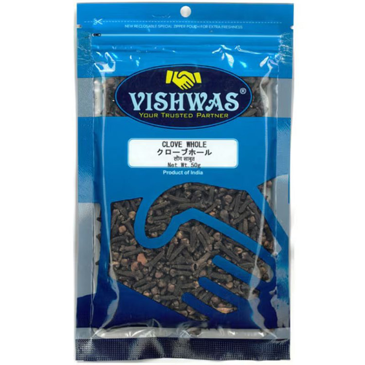 Vishwas Additive-Free Whole Cloves 50g 1 each
