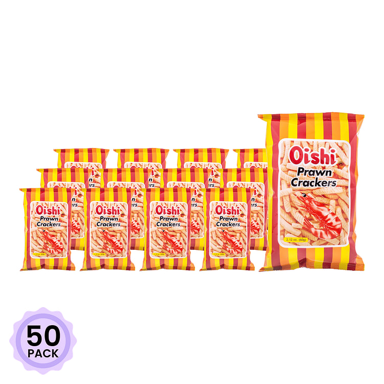 Oishi Prawn Crackers 60 g*50 pack