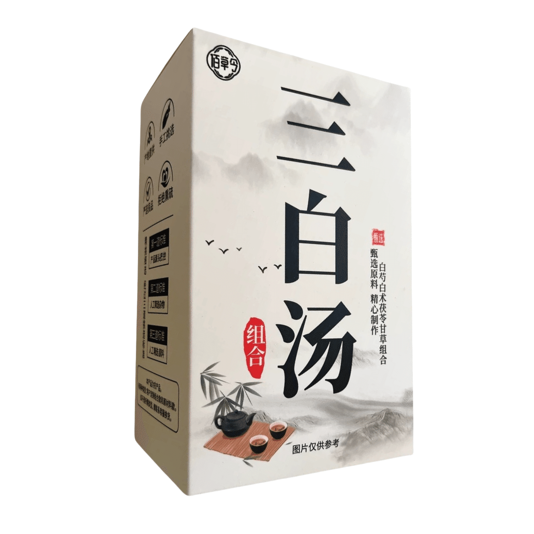 Sanbai Decoction White Peony White art White poria licorice 20 pairs 100g/box 100 g