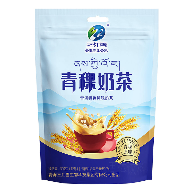 Sanjiang Snow Highland Barley Milk Tea Original Flavor Instant Blended Milk