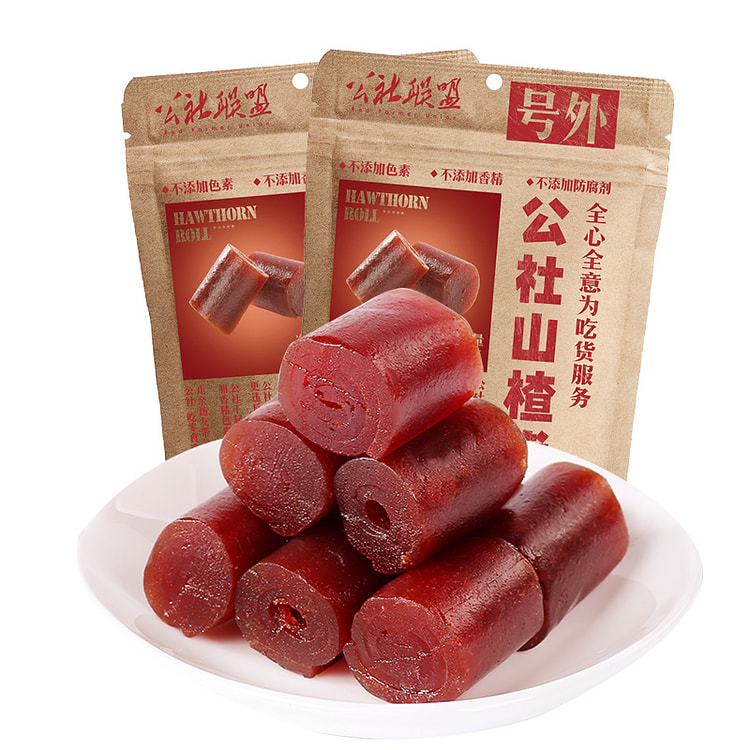 公社联盟山楂卷果丹皮210g*2袋