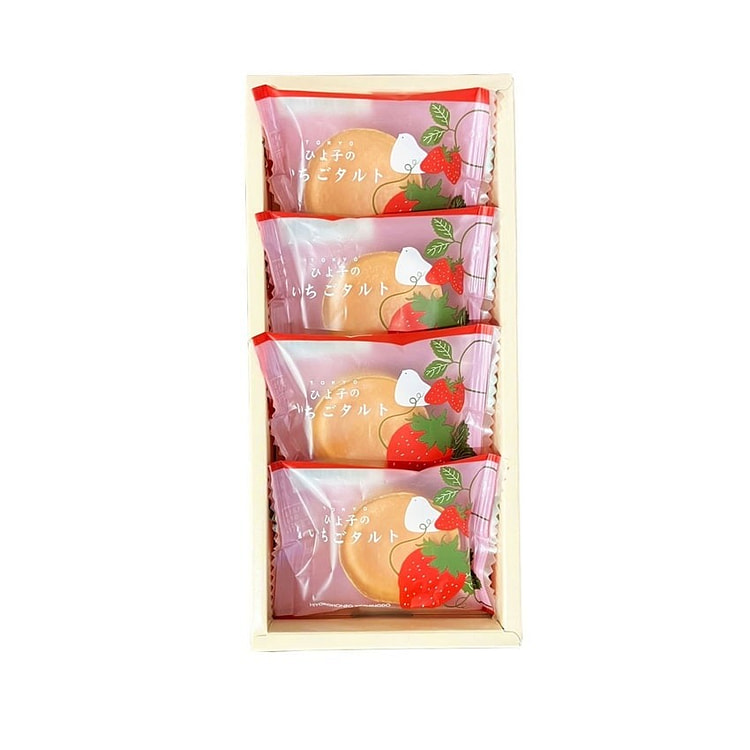 日本名果 吉野堂季节限定草莓蛋糕 4个入 1 盒