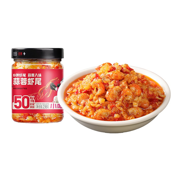 小味儿蒜蓉虾尾酱238g*1瓶
