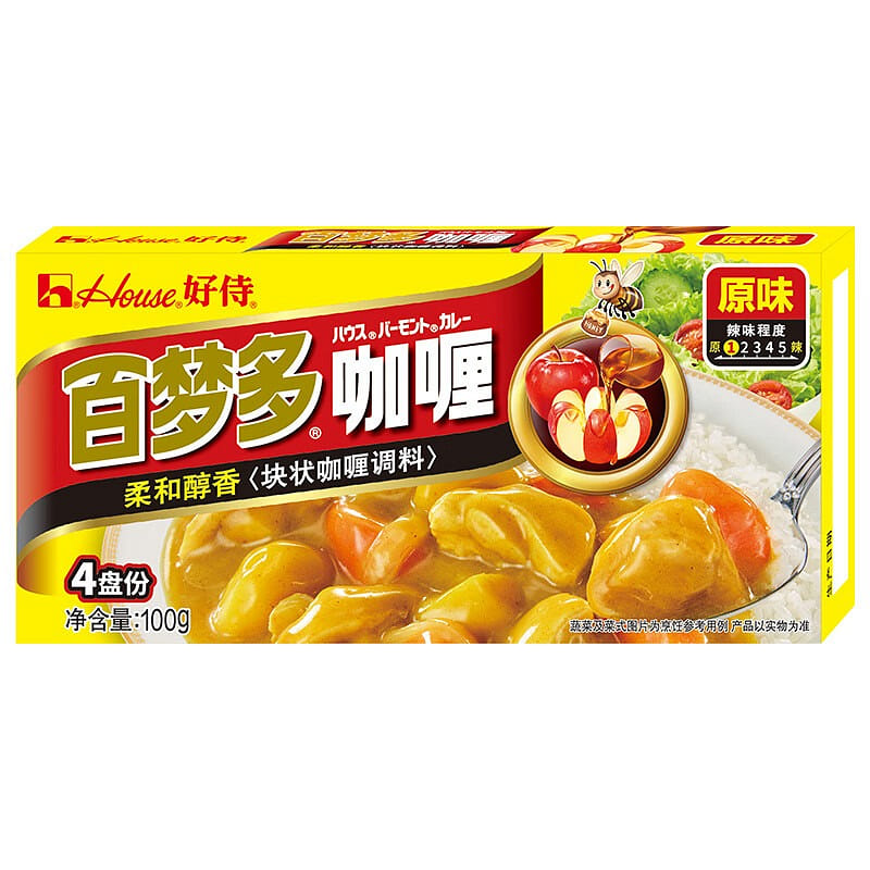 House Japanese Curry Brick (Original Flavor) 100 g