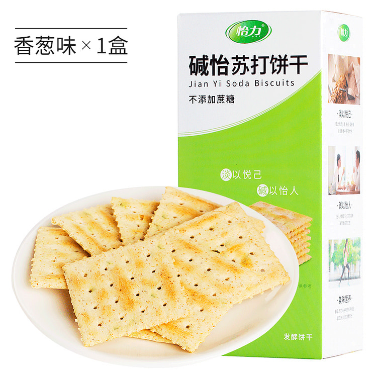 Scallion soda crackers, 196g*1 box