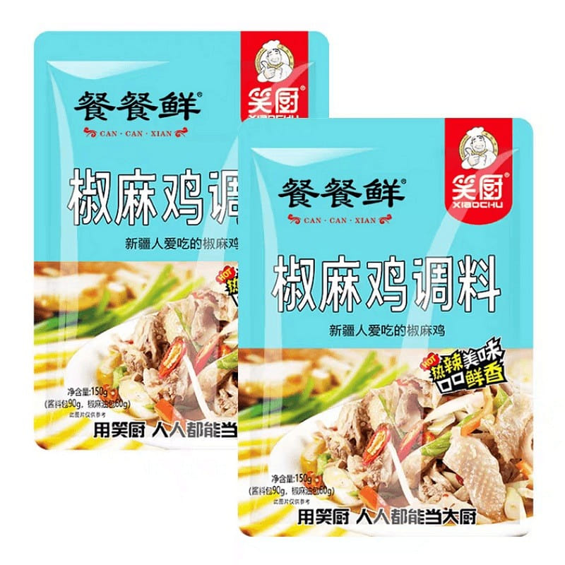 Xiaochu Spicy & Numbing Chicken Sauce 2 pack