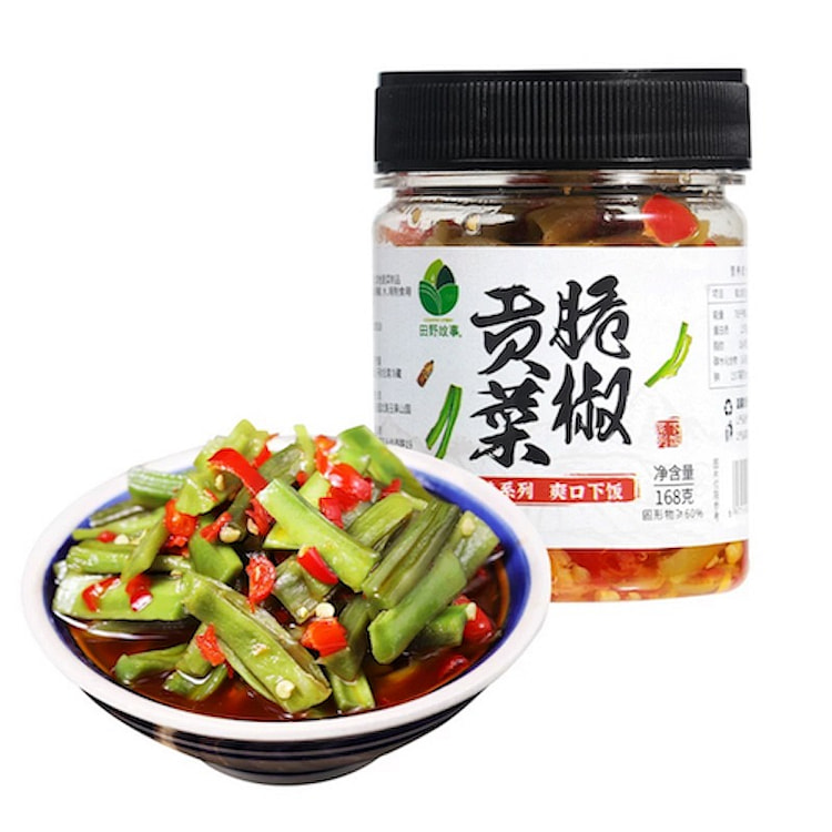 田野故事  脆椒贡菜  咸菜下饭菜