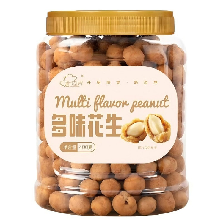 Mixed Flavor Peanuts 400g, Canned Snack