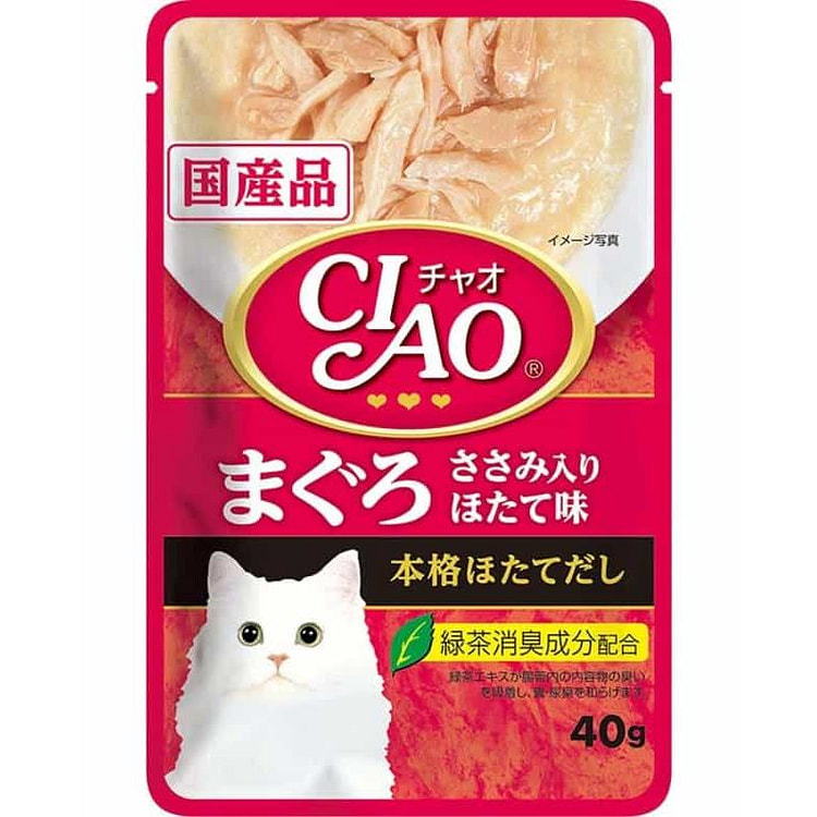 Inaba CIAO Cá Ngừ Vị Sò Điệp 40g 1 phần