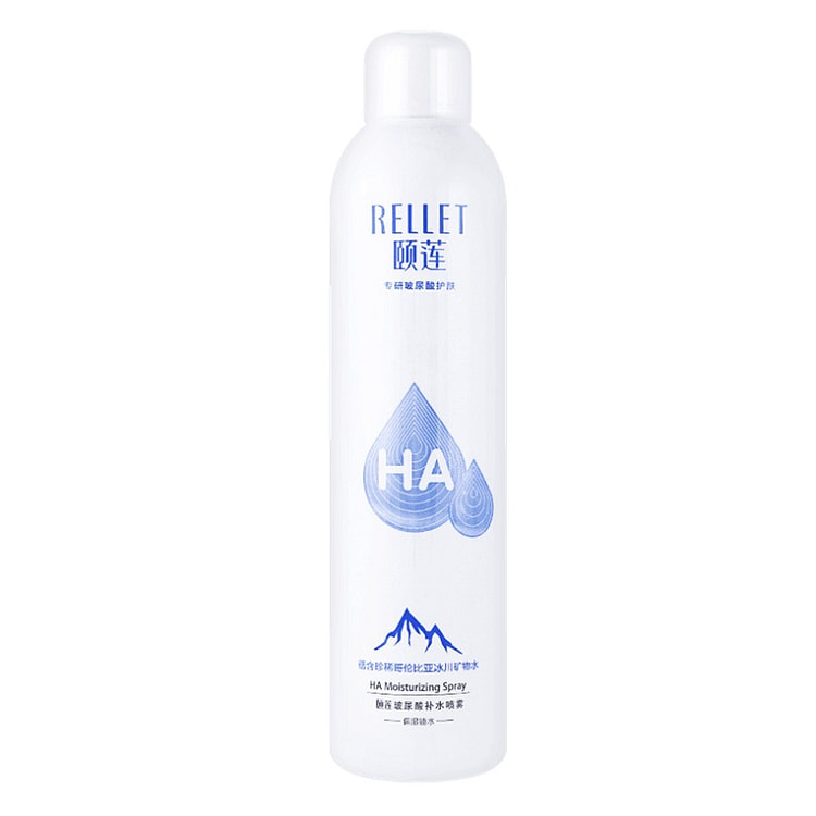 RELLET Hyaluronic Acid Hydrating Spray 300ml 1 box