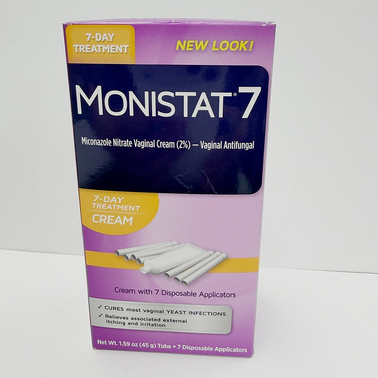 Monistat 7 克霉唑阴道乳膏 7 天装 1 盒