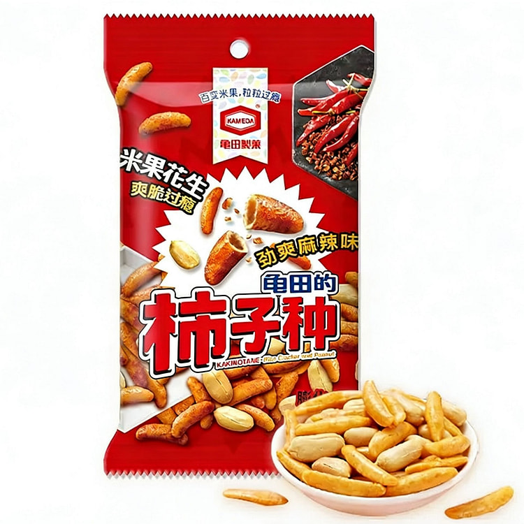 龟田制果卡米达柿子种麻辣味1袋 65 克