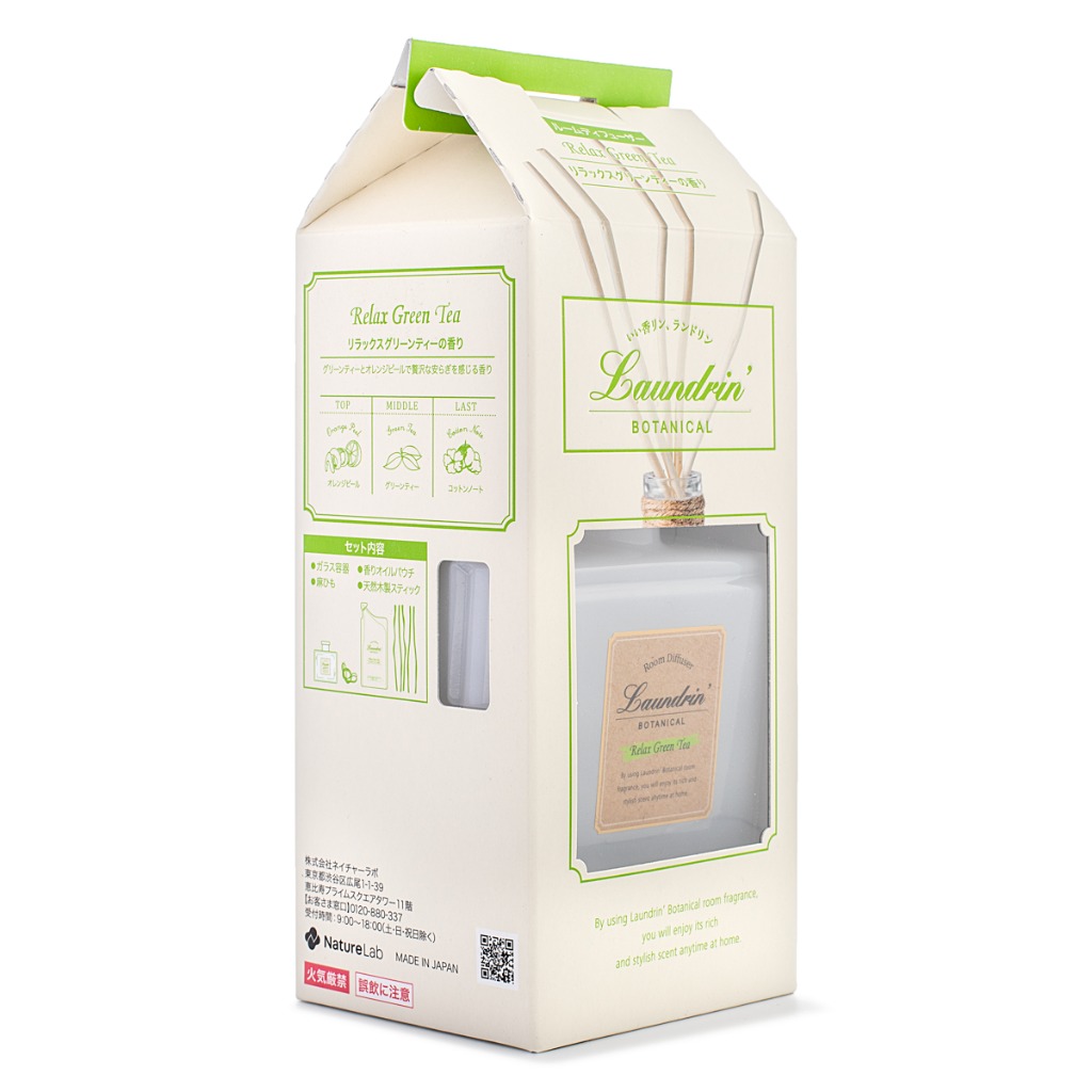 Get Laundrin' Tokyo Botanical Room Diffuser, Relax Green Tea 80 ml
