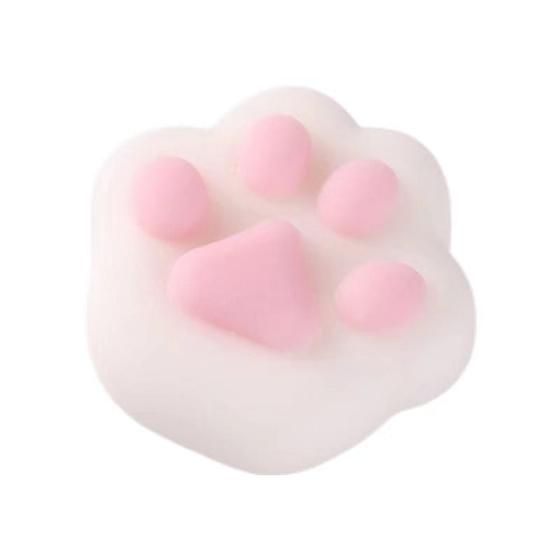 Decompress Goo Cute Cat Claw-White Squishy 1 each