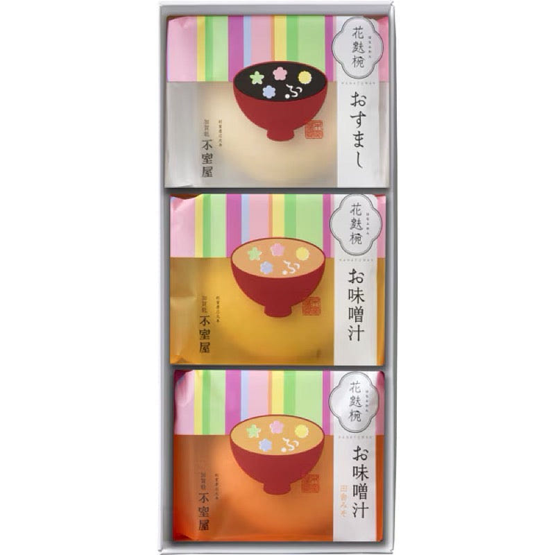 Kaga Fu Fumuraya Hanafu Bowl 3 Pieces 1 each