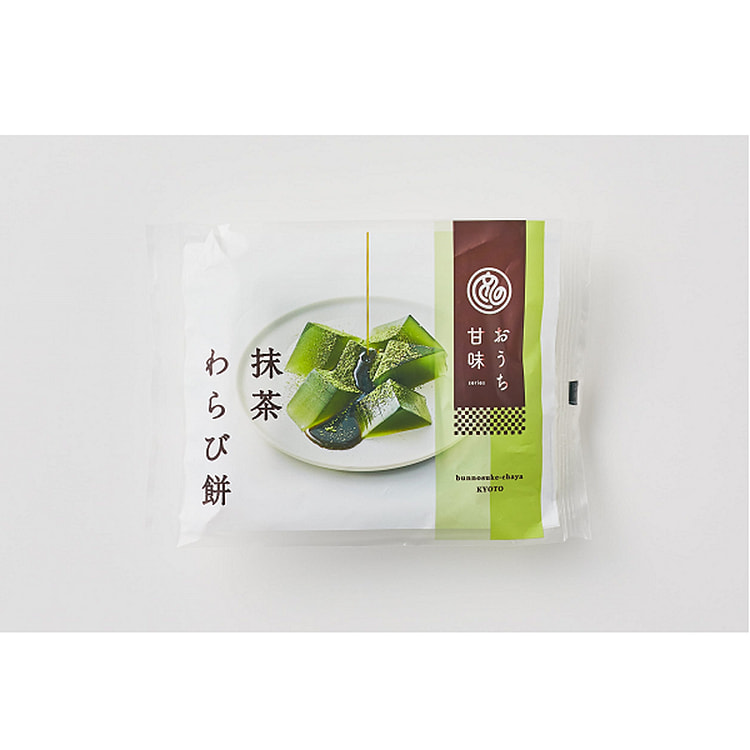 [文之助茶屋]自制甜点：抹茶蕨麻糬