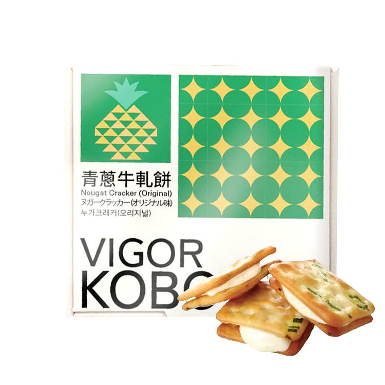 Taiwan Vigorkobo- Edtion Package Nougat Cracker (Spring Onion Flavor) 4pcs