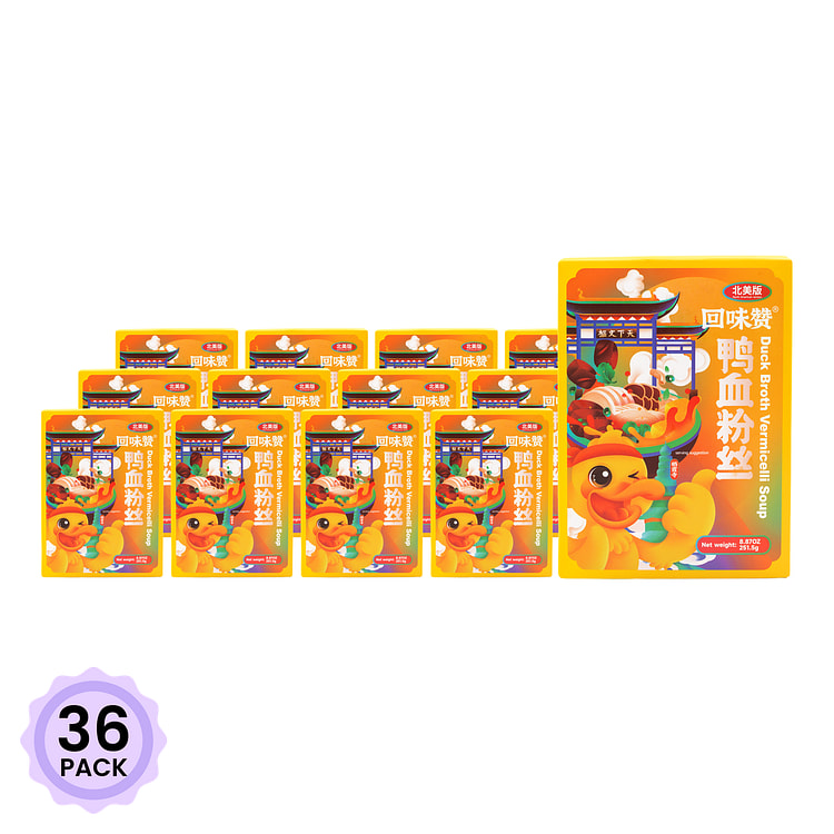 回味赞 鸭血粉丝（不含鸭血包） 272 克*36 包