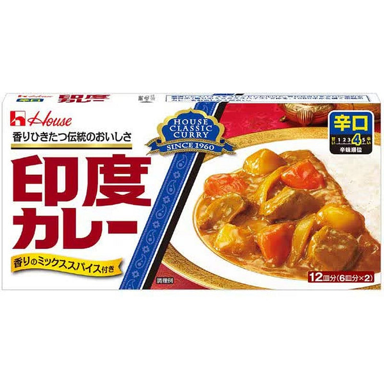 House Foods Indian Curry, Spicy, 230g [Curry Roux]