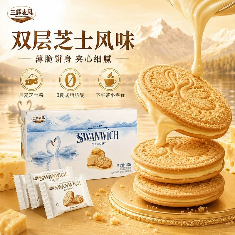 Sanhuimaifeng cheese stuffed crispy 150g 150 g