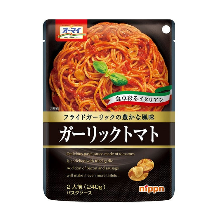 日本OH MY 浓郁蒜香番茄意大利面酱 2人份 240g 1 个