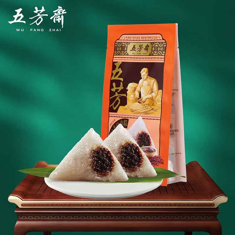 五芳斋 中国第一品牌 润香豆沙粽140克*2