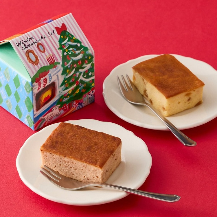 Afternoon Tea Christmas Limited Edition Winter Cheesecake Set Strawberry & 