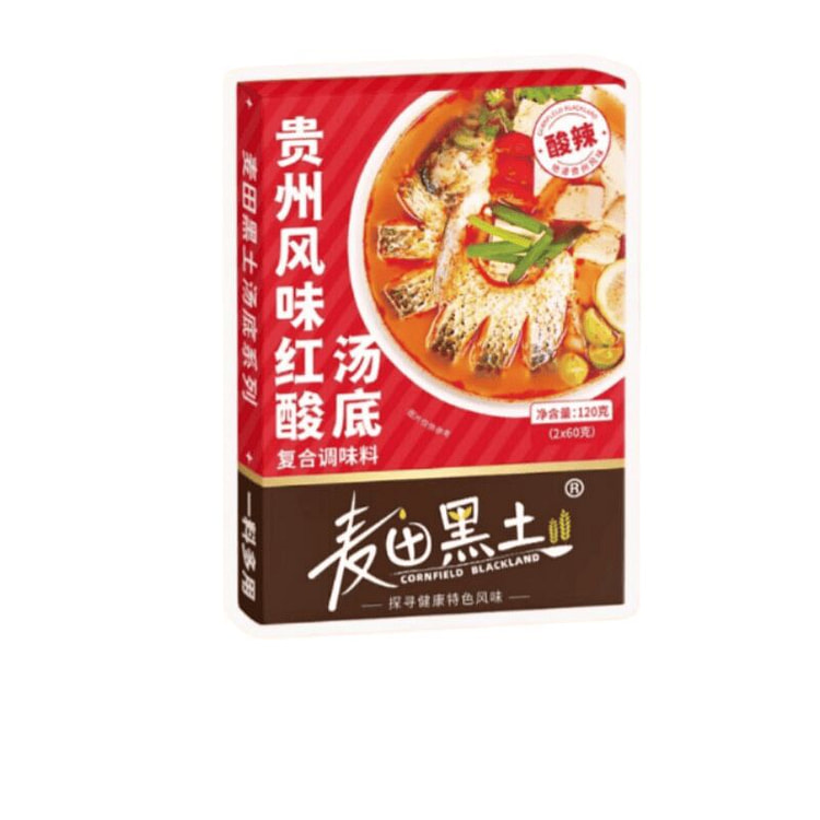 麦田  贵州风味红酸汤火锅底料   120g*1盒 120 克