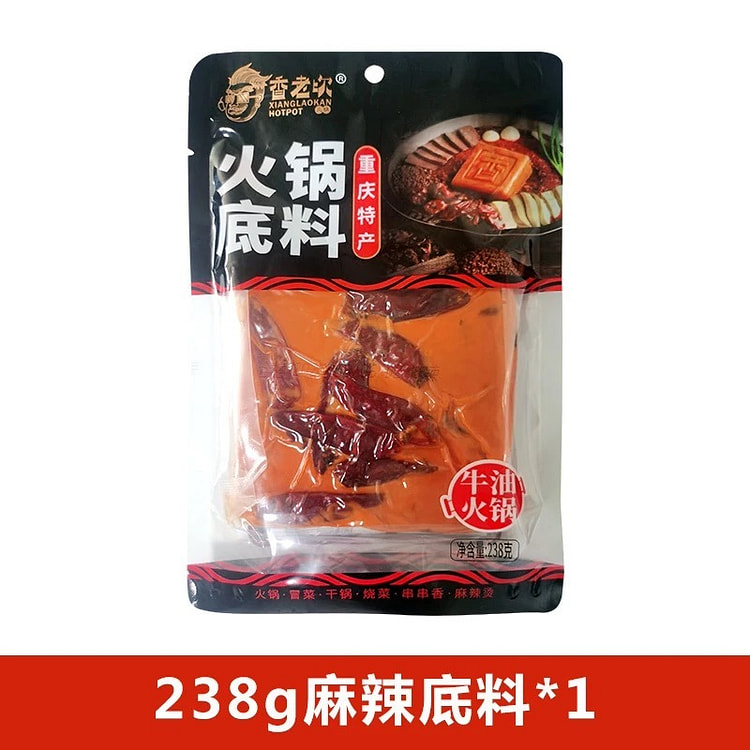 Xianglaokan Hotpot Base Spicy Flavor 238g 238 g