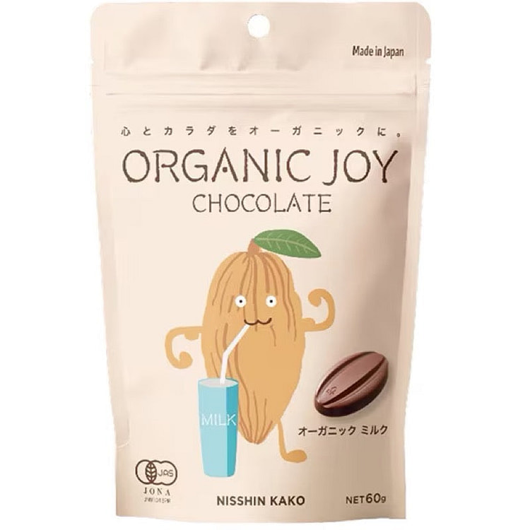 日清果古有机欢乐巧克力牛奶 60克 1 份