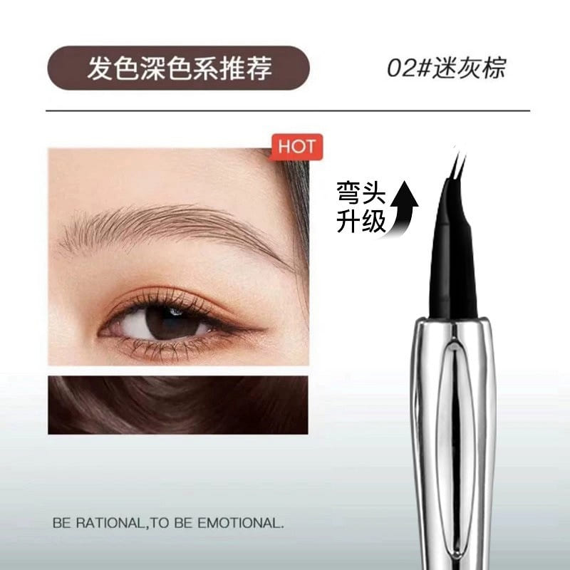 Dual-ProngEyebrowPencil,2-in-1 EyelinerEyebrowPen 1 count