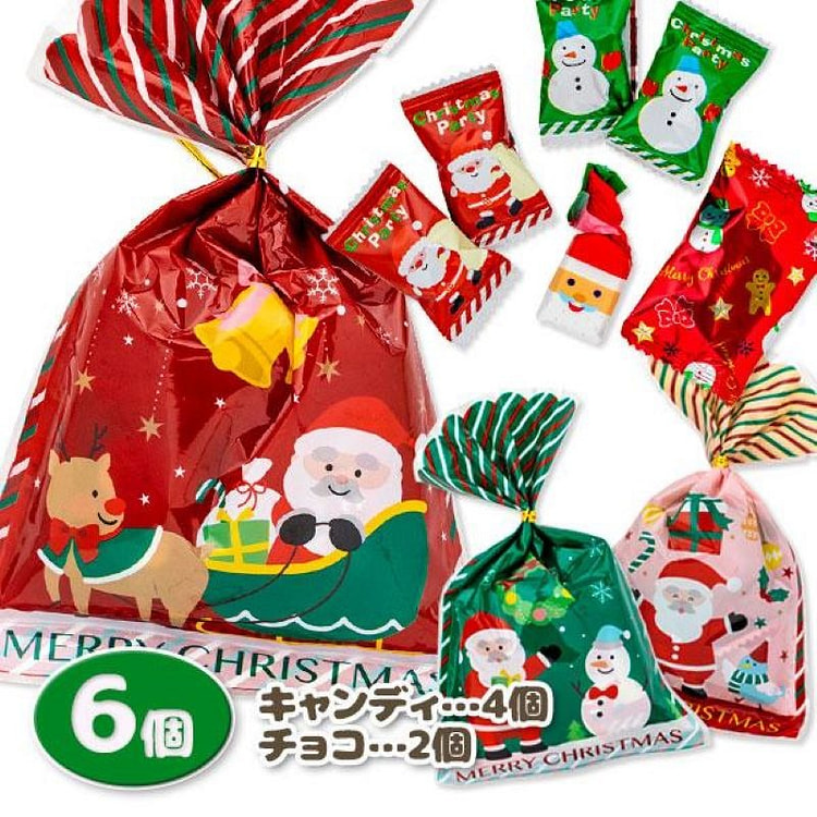 【日本直送】芥川製菓　圣诞快乐礼品（6个装）