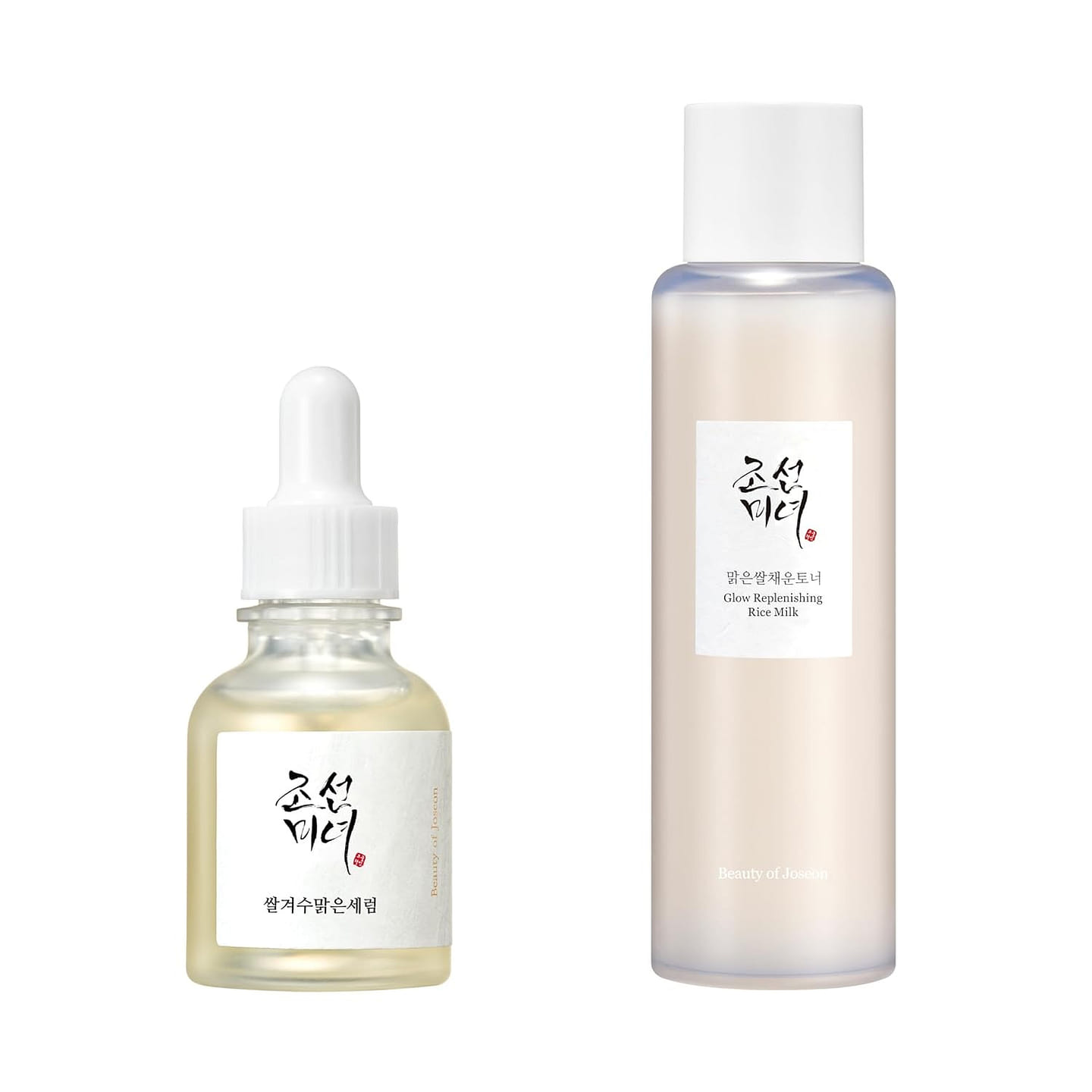 Beauty of Joseon Glow Deep Serum + Glow Replenishing Rice Milk Set 1 count