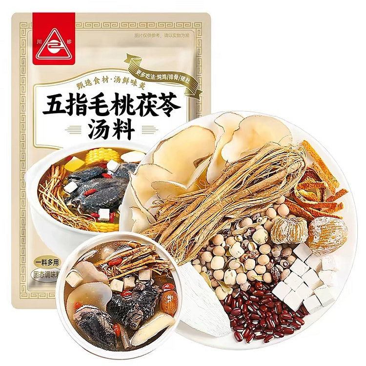 Chuanzhen Five-Finger Peach Soup Base Packet 80g 80 g